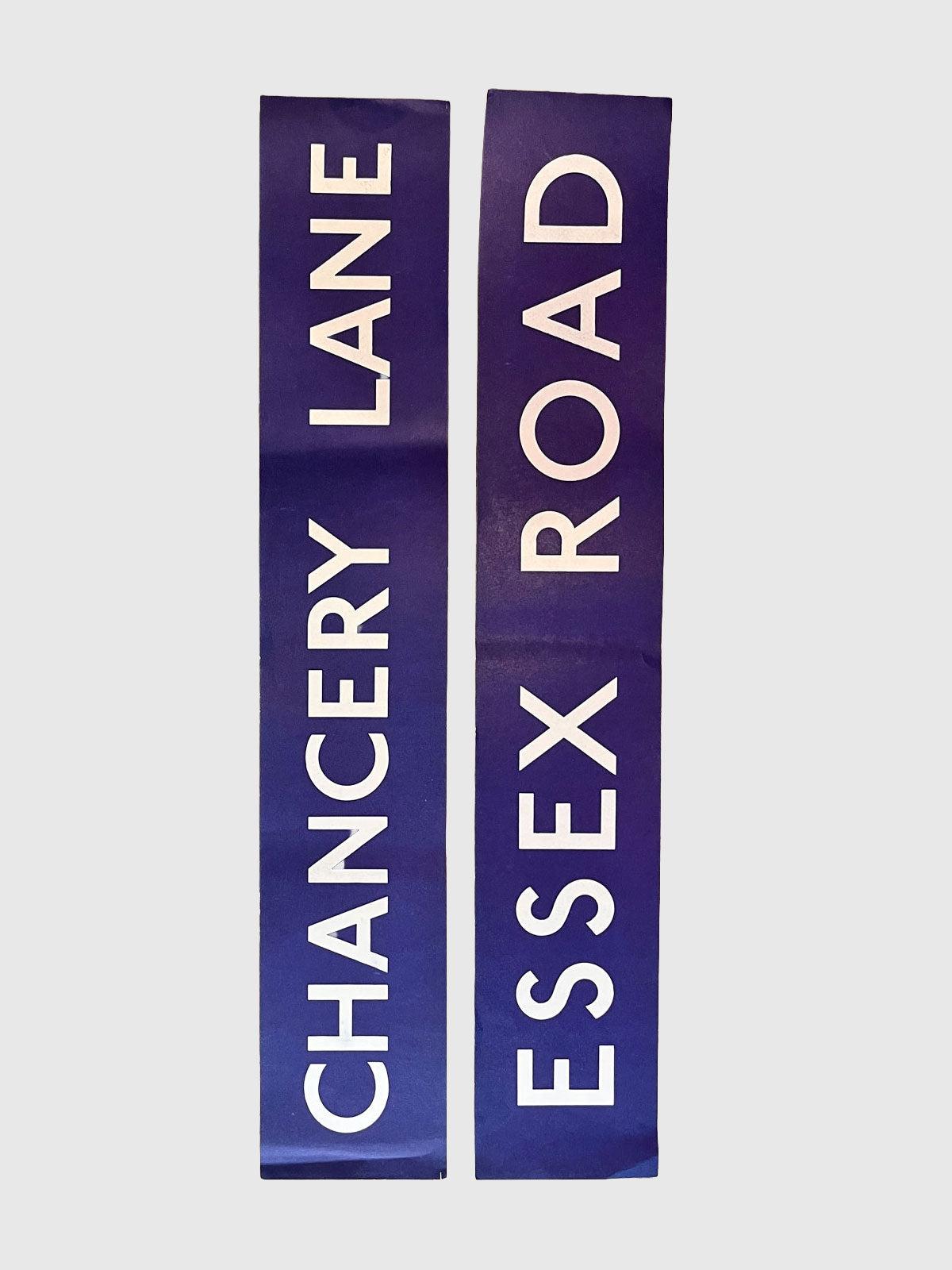 Original 70's London Underground Paper Sign