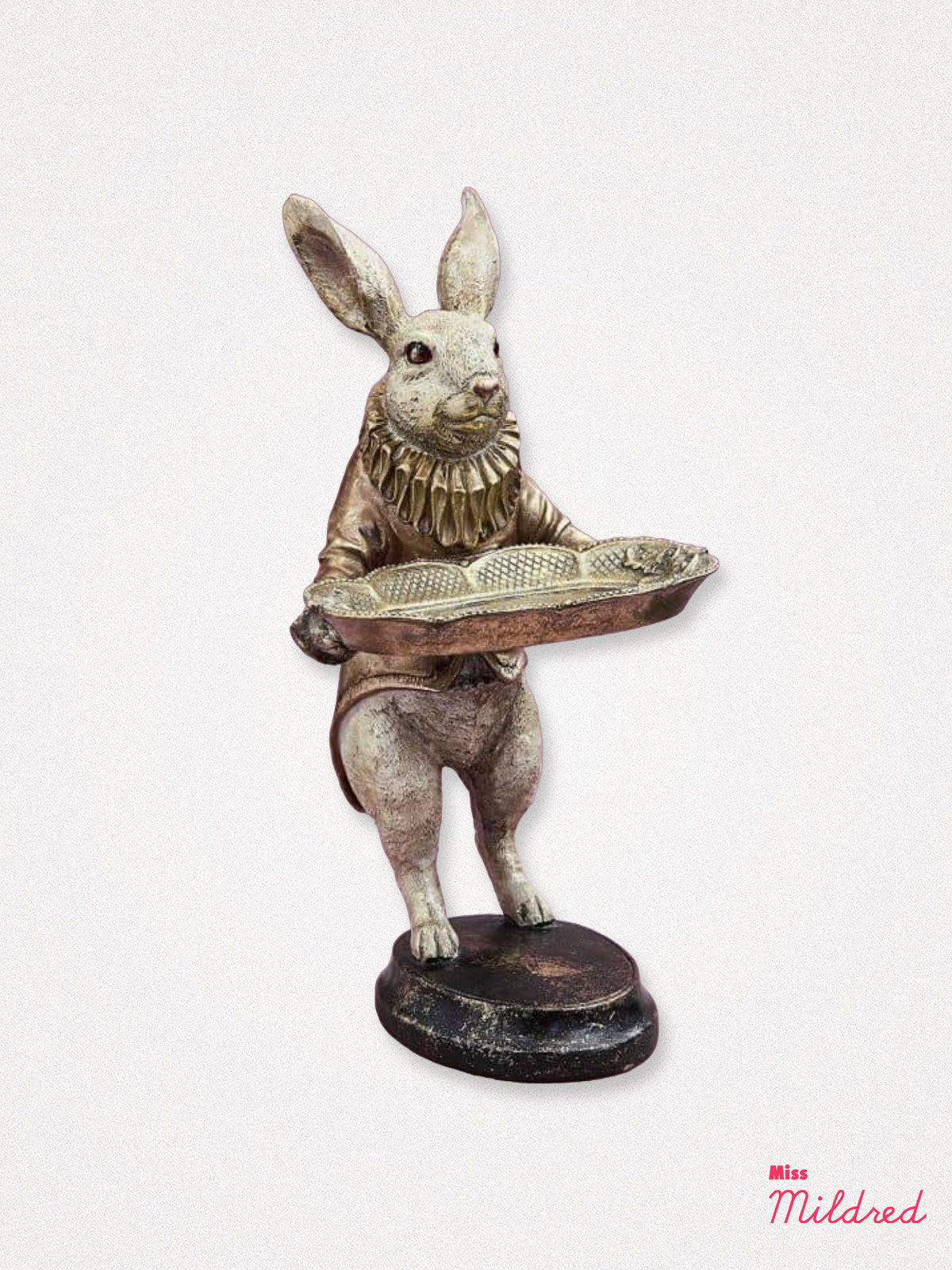 White Rabbit Card Holder / Sweet Tray Ornament