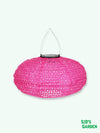 Outdoor Solar Garden Lantern - Pink