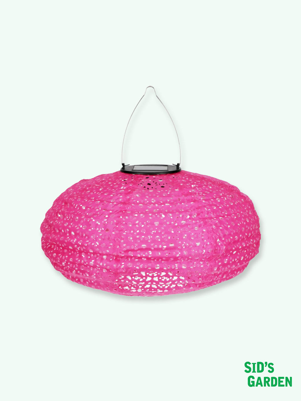 Outdoor Solar Garden Lantern - Pink