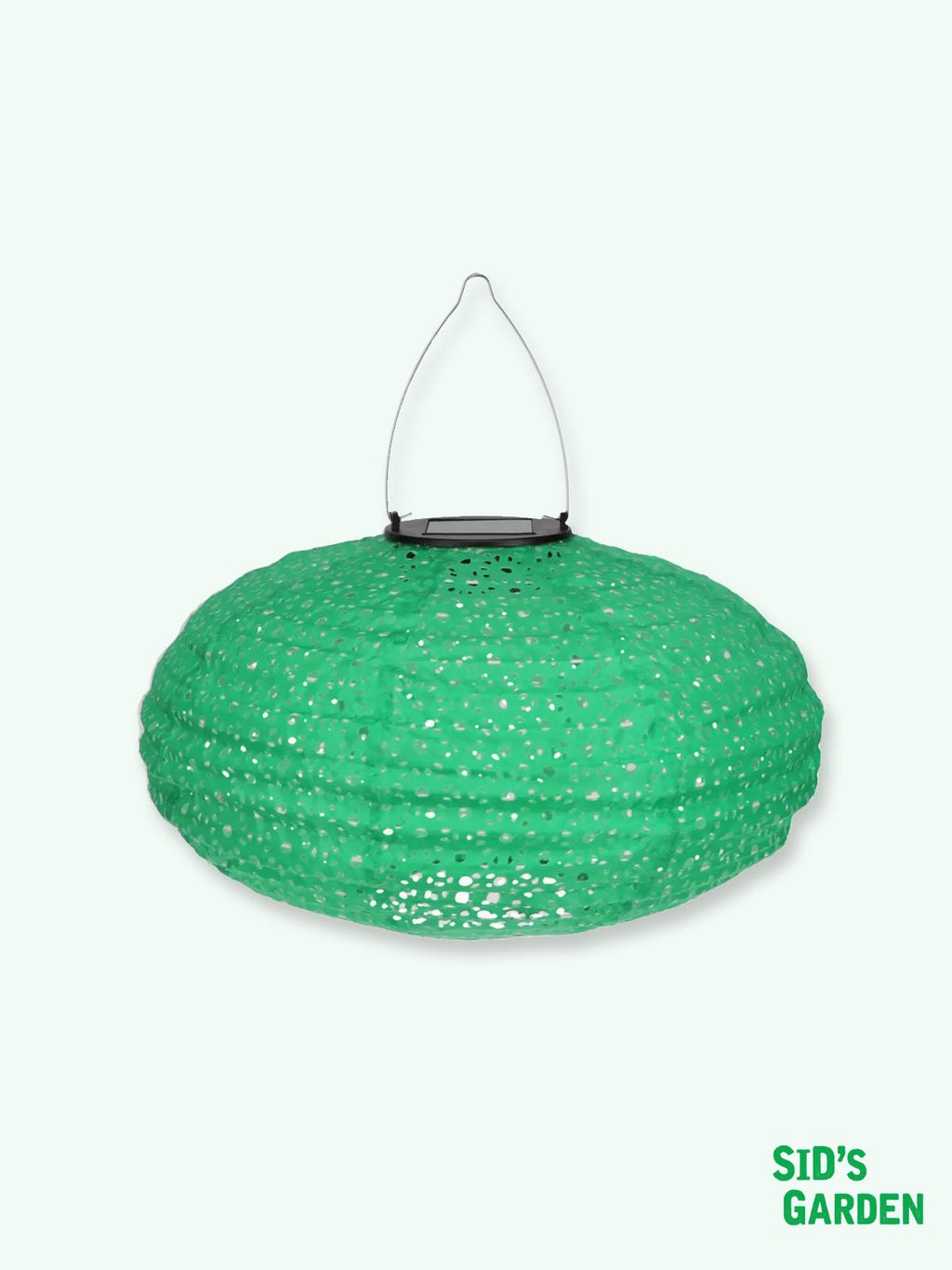 Outdoor Solar Garden Lantern - Green