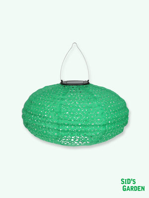 Outdoor Solar Garden Lantern - Green