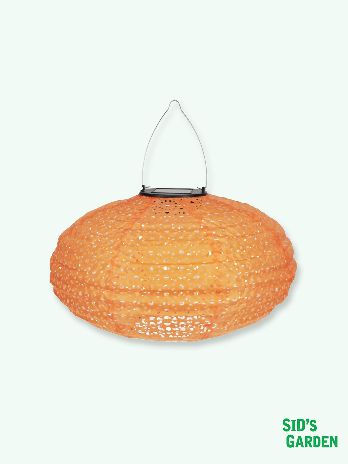 Outdoor Solar Garden Lantern - Orange