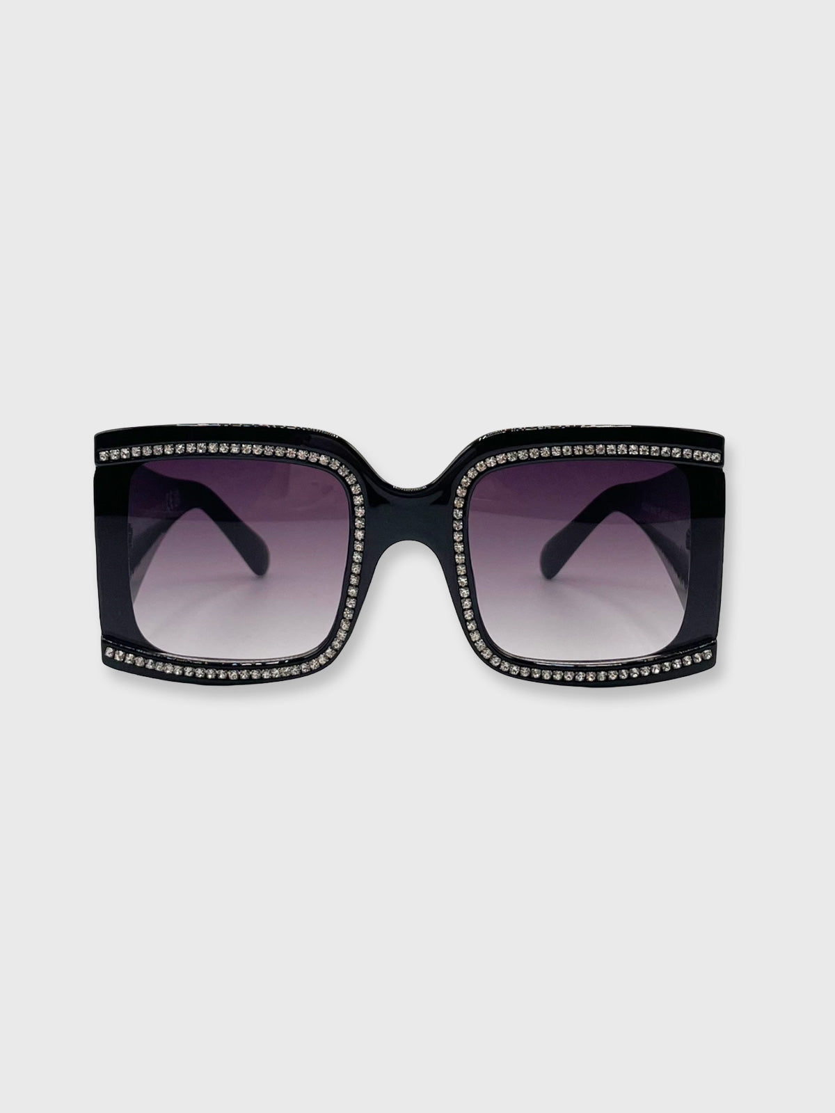 Sunglasses Oversized Square with Diamonte Detail