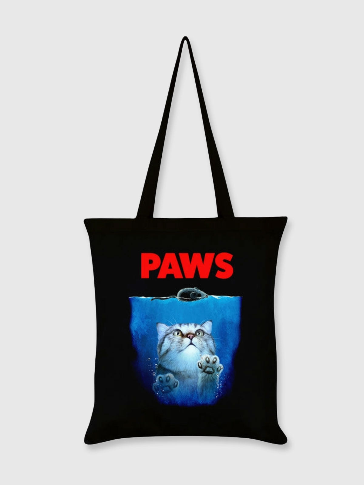 Paws Cat - Tote Bag - Black