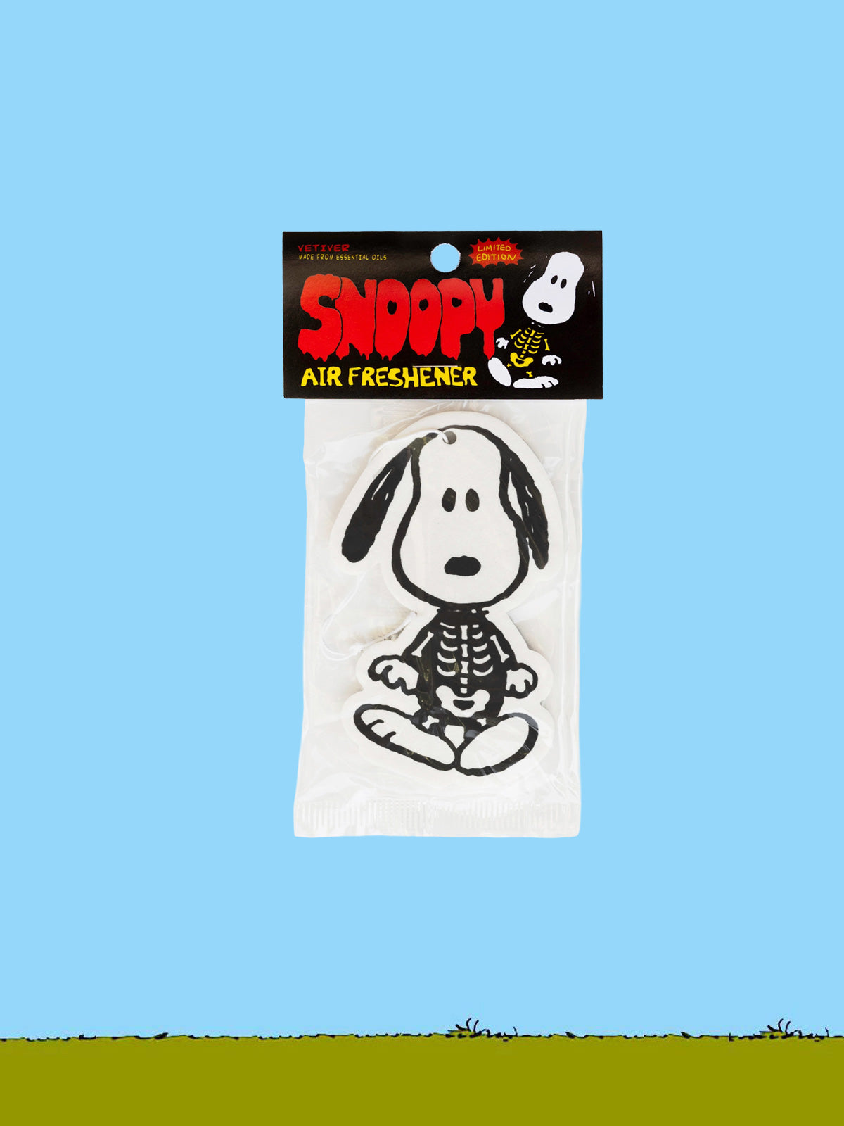 Peanuts X 3P4 Air Freshener - Halloween Snoopy Skeleton