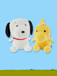 Peanuts - Better Together Snoopy & Woodstock Magnetic Soft Toy