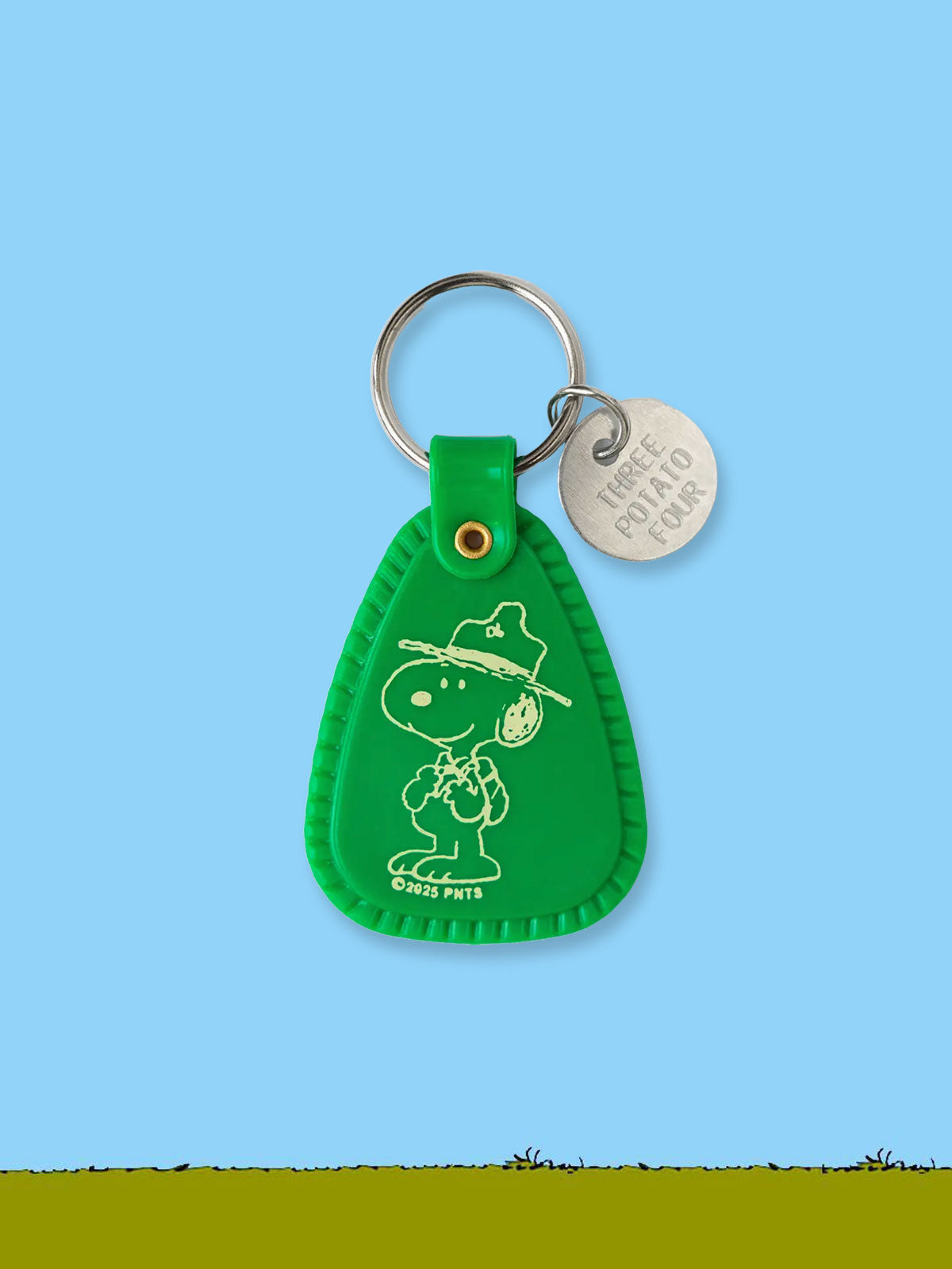 Peanuts X 3P4 Keyring - Snoopy Beagle Scout