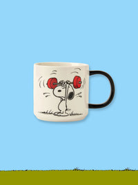 Peanuts Ceramic Mug - Snoopy Work Out