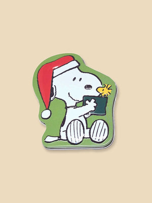 Peanuts Christmas Snoopy Tin - Sour Green Apple Candy