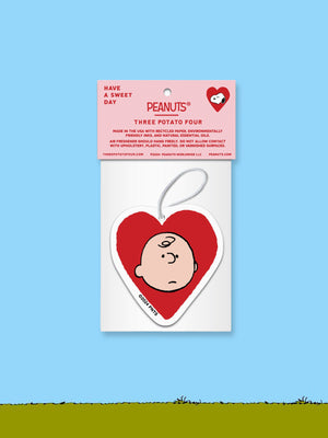 Peanuts X 3P4 Air Freshener - Snoopy Heart Charlie Brown