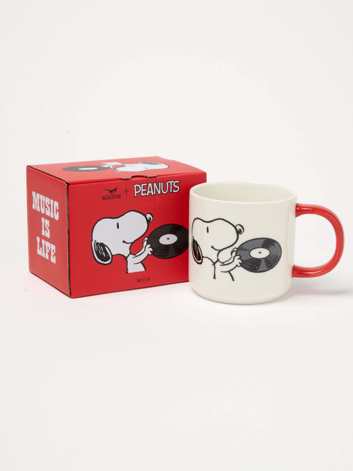 Peanuts Ceramic Mug - Music Is Life Vinyl