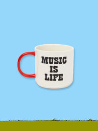 Peanuts Ceramic Mug - Music Is Life Vinyl