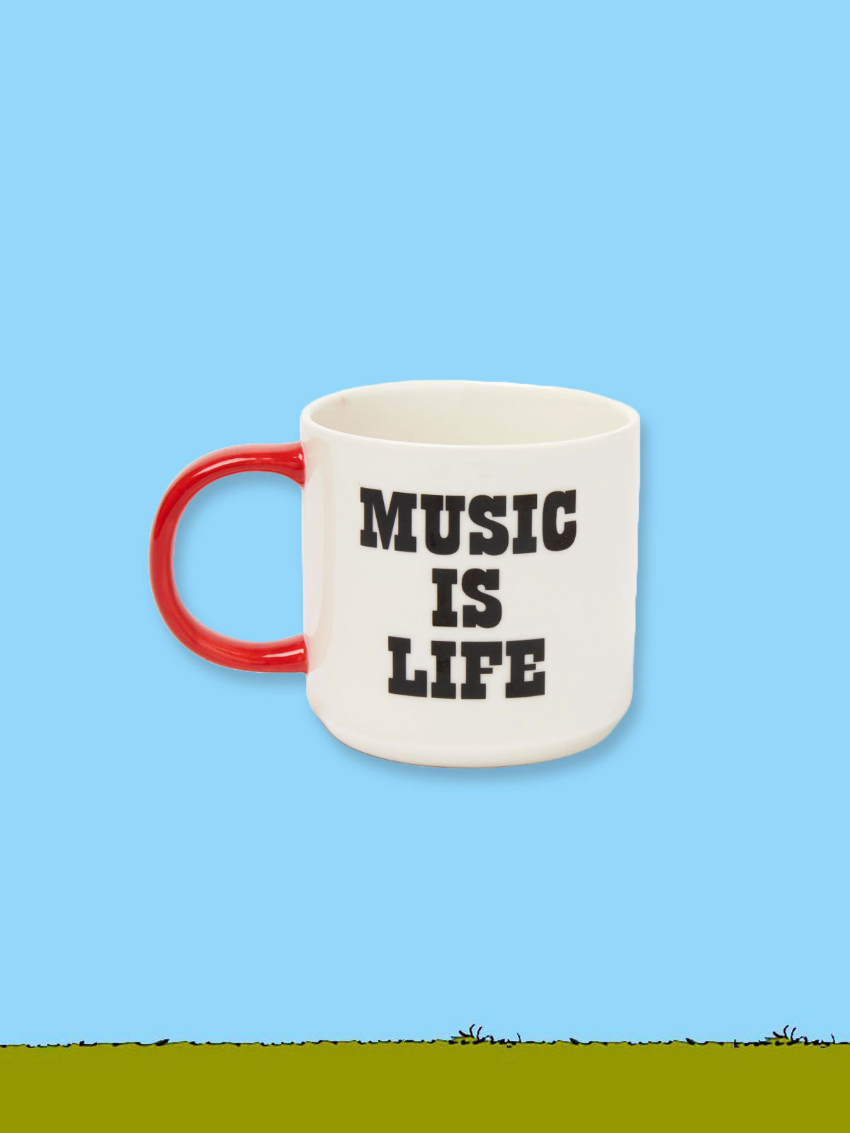 Peanuts Ceramic Mug - Music Is Life Vinyl