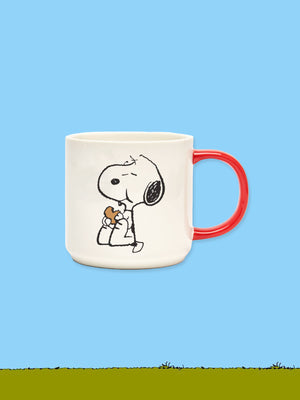 Peanuts Ceramic Mug - One Cookie Away From Being Happy