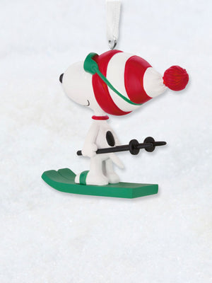 Peanuts Skiing Ornament - Snoopy