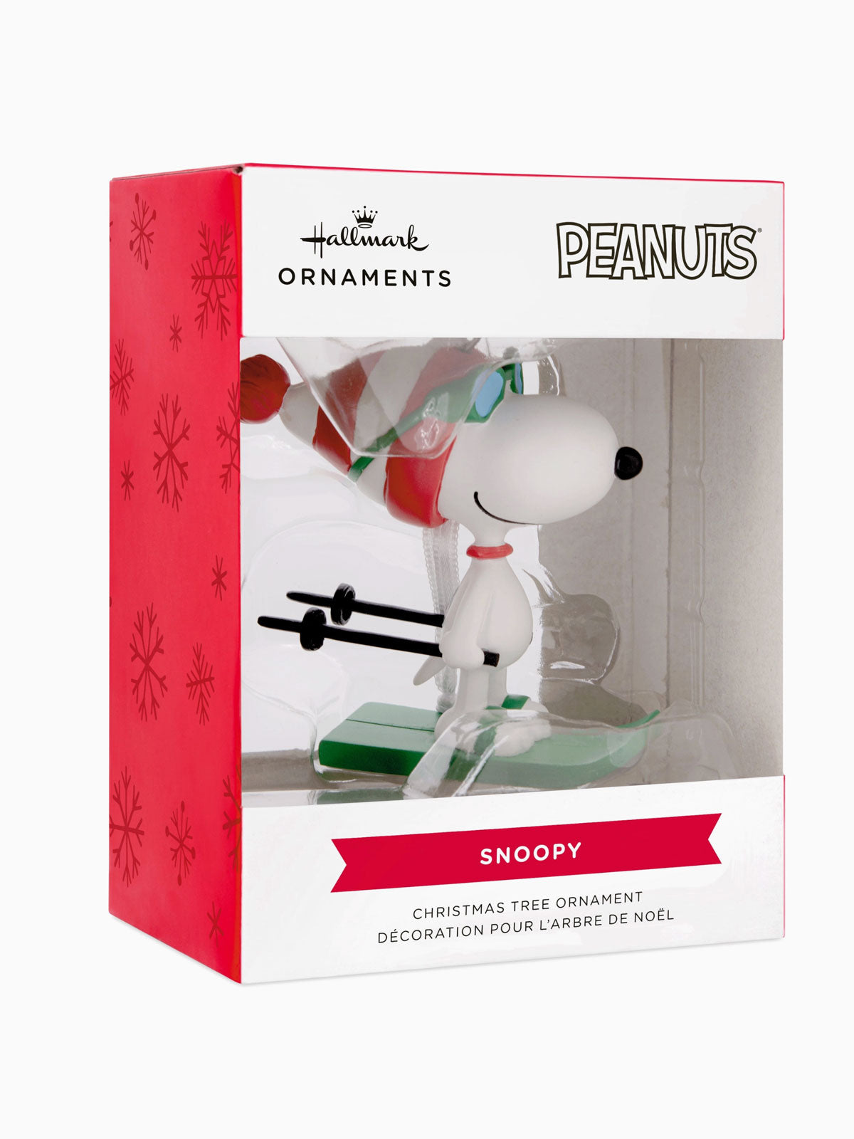 Peanuts Skiing Ornament - Snoopy