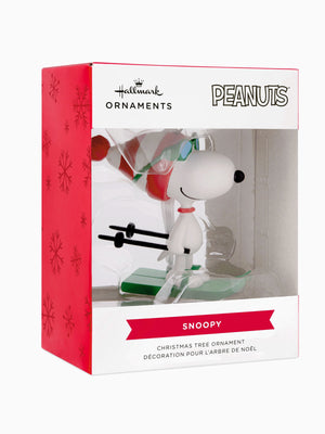 Peanuts Skiing Ornament - Snoopy