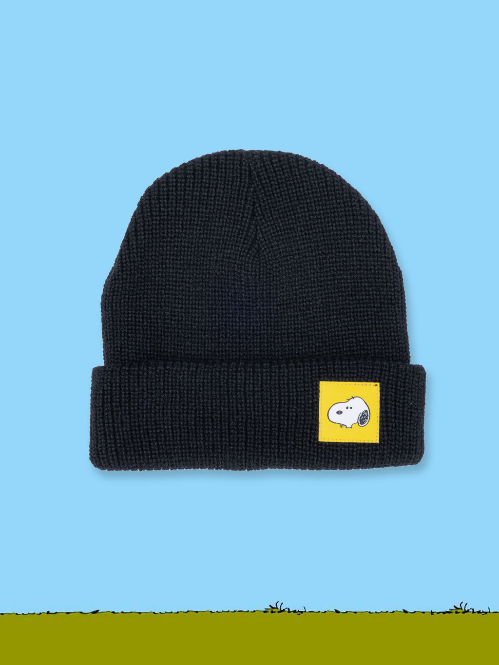 Peanuts Snoopy Beanie Hat - Black