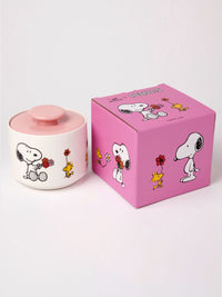 Peanuts Ceramic Sweet Jar Container Love is in Bloom