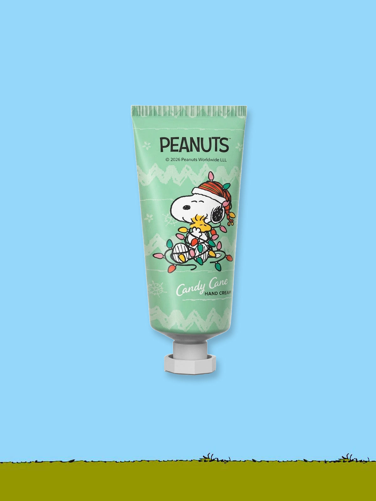 Peanuts Snoopy & Woodstock Hand Cream - Candy Cane