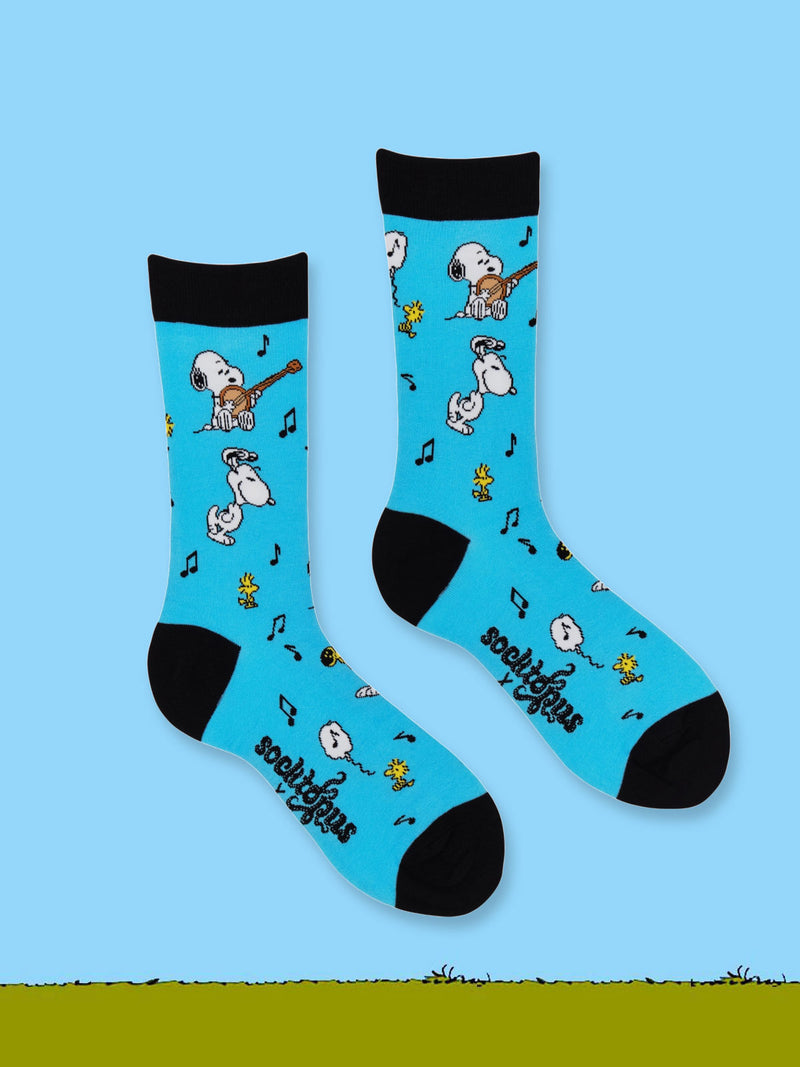 Peanuts Socks - Snoopy Muscial