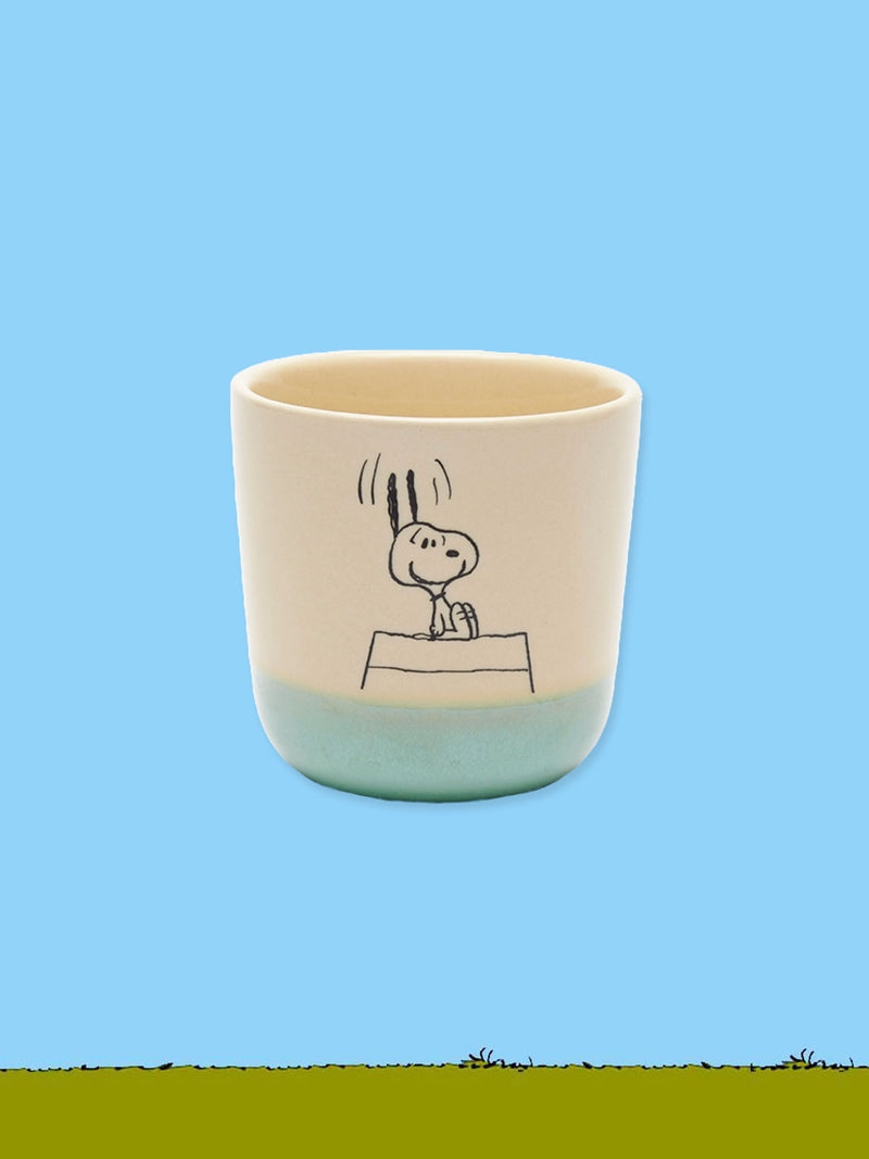 Peanuts Stoneware Cup Beaker - Snoopy Dog Tired