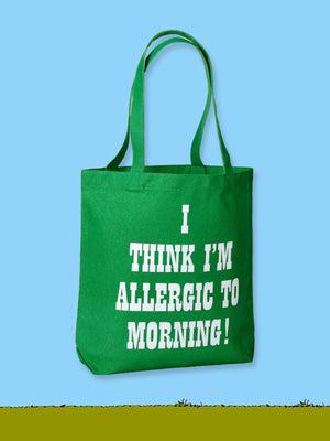 Peanuts Tote Bag - Allergic to Morning