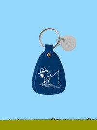 Peanuts X 3P4 Keyring - Snoopy Gone Fishing