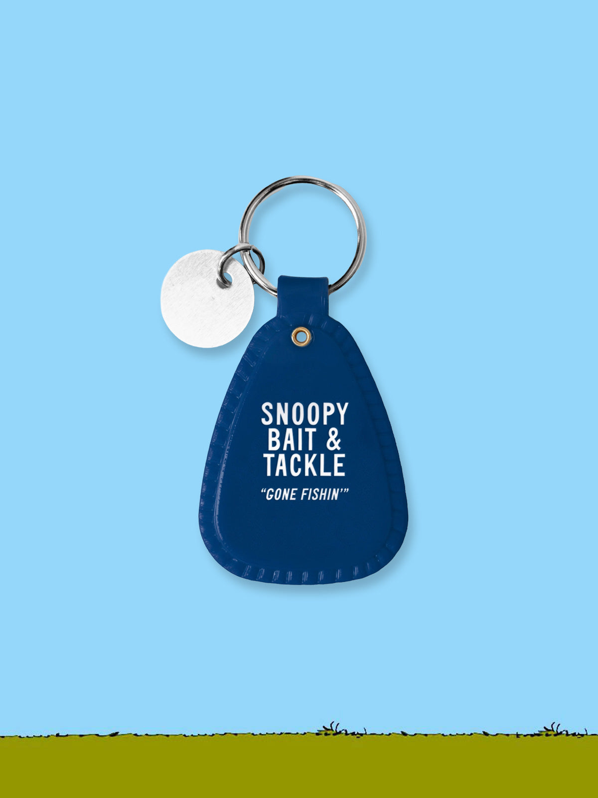 Peanuts X 3P4 Keyring - Snoopy Gone Fishing