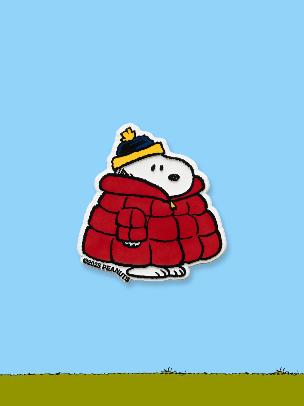 Peanuts X 3P4 Magnet - Puffa Coat Snoopy