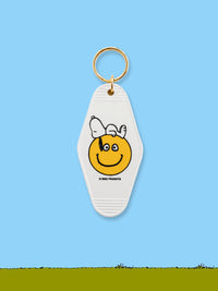 Peanuts X 3P4 Key Tag - Smiley Snoopy