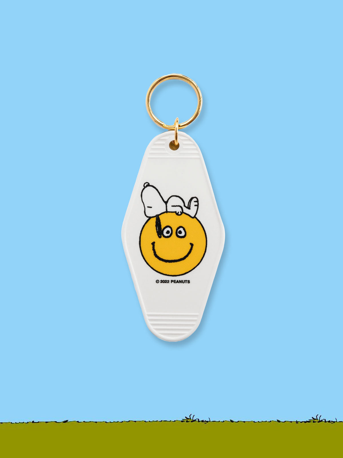 Peanuts X 3P4 Key Tag - Smiley Snoopy