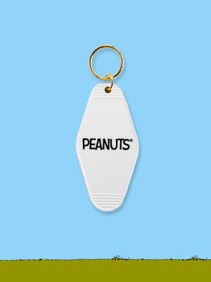 Peanuts X 3P4 Key Tag - Smiley Snoopy