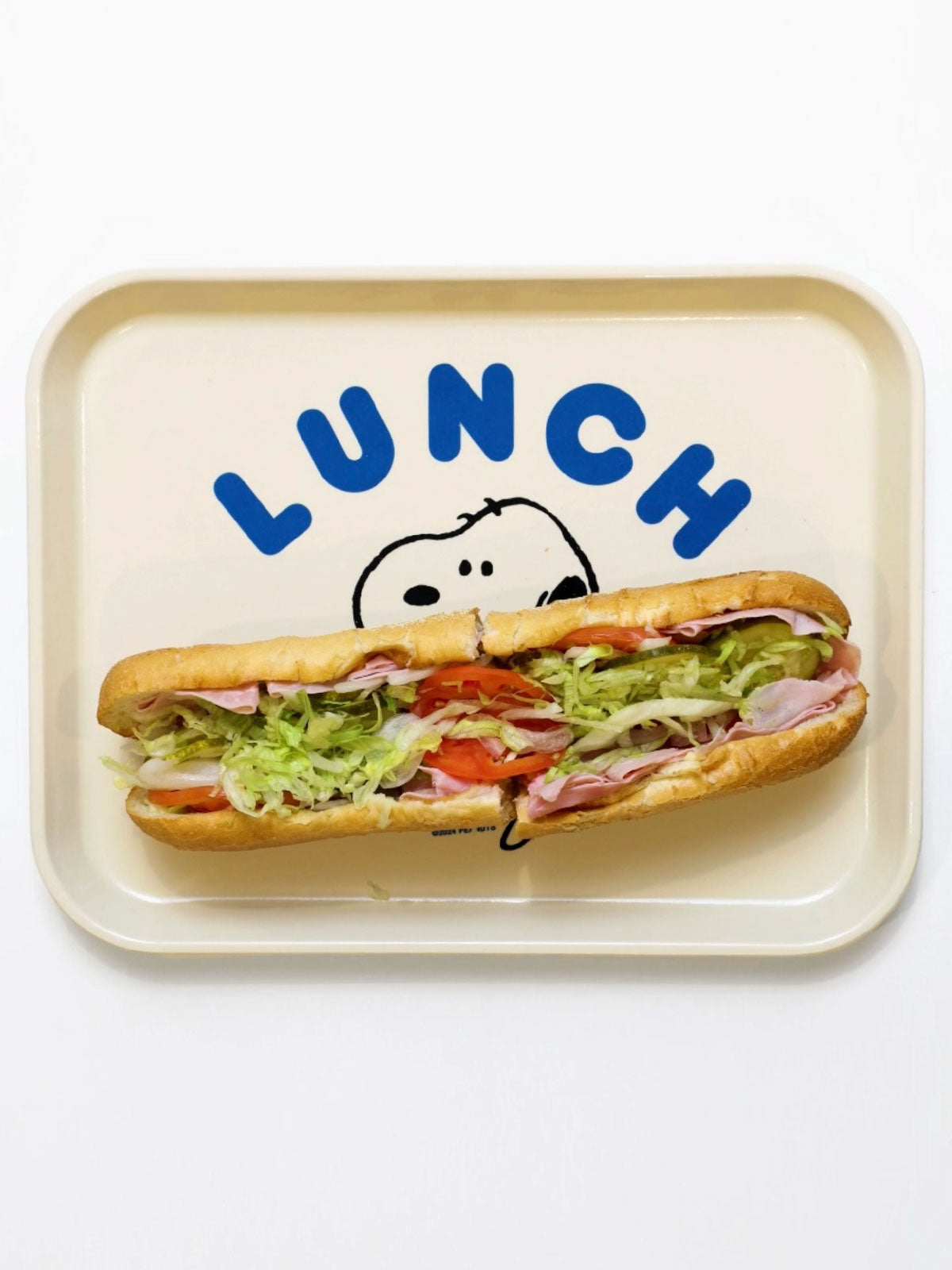 Peanuts X 3P4 - Snoopy Lunch Large Tray
