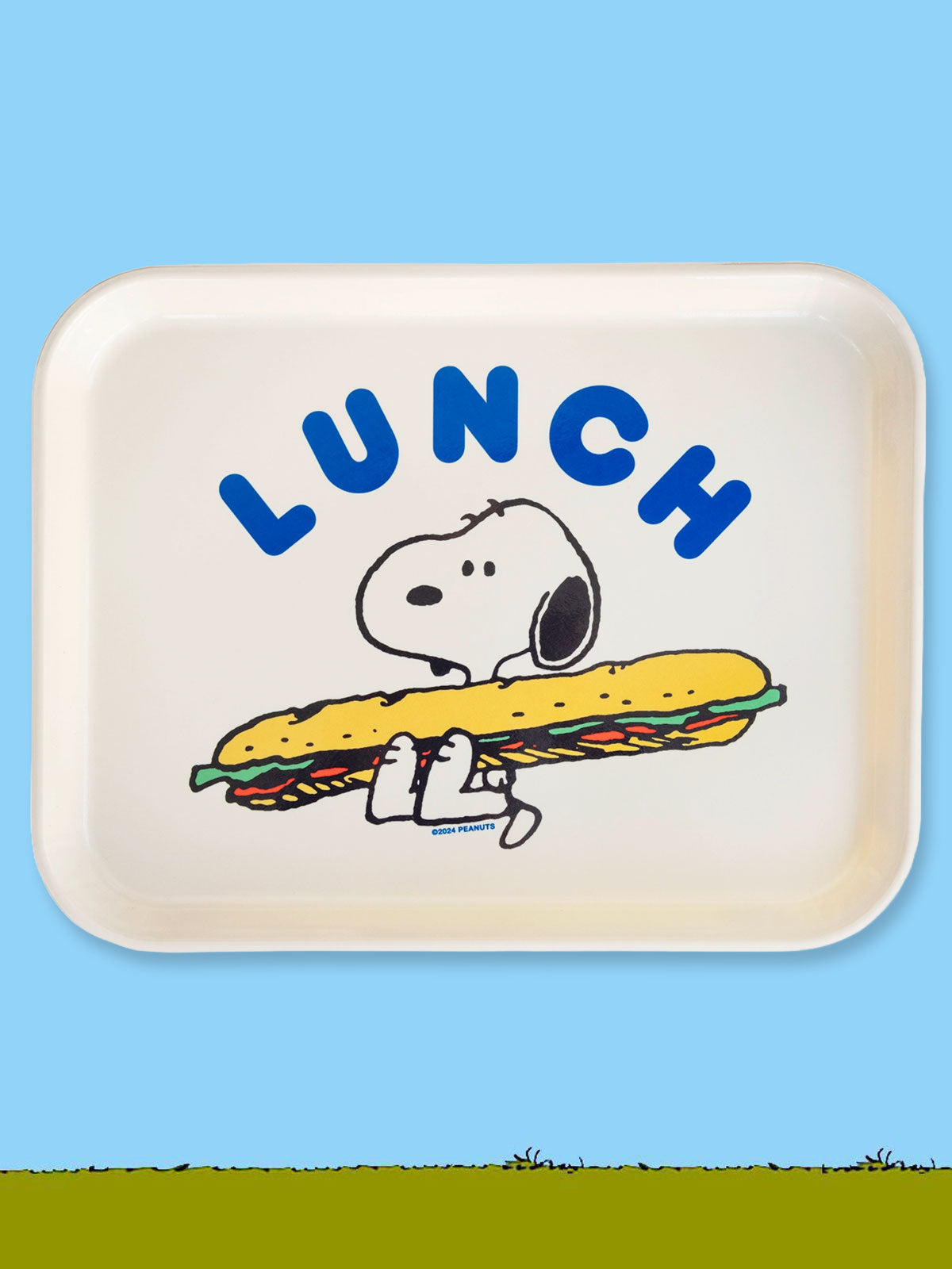 Peanuts X 3P4 - Snoopy Lunch Large Tray