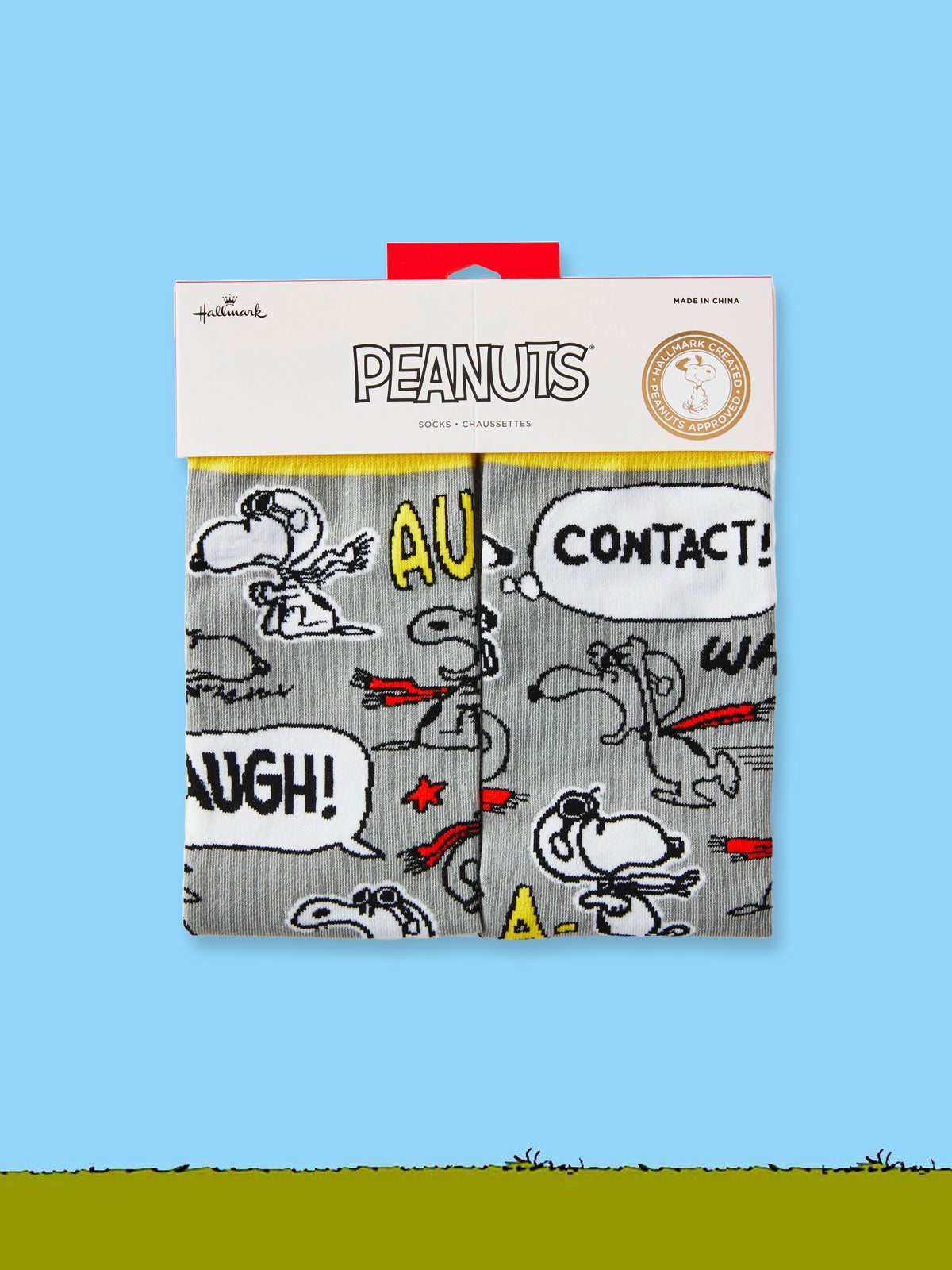 Peanuts Socks - Snoopy & Woodstock - One Size