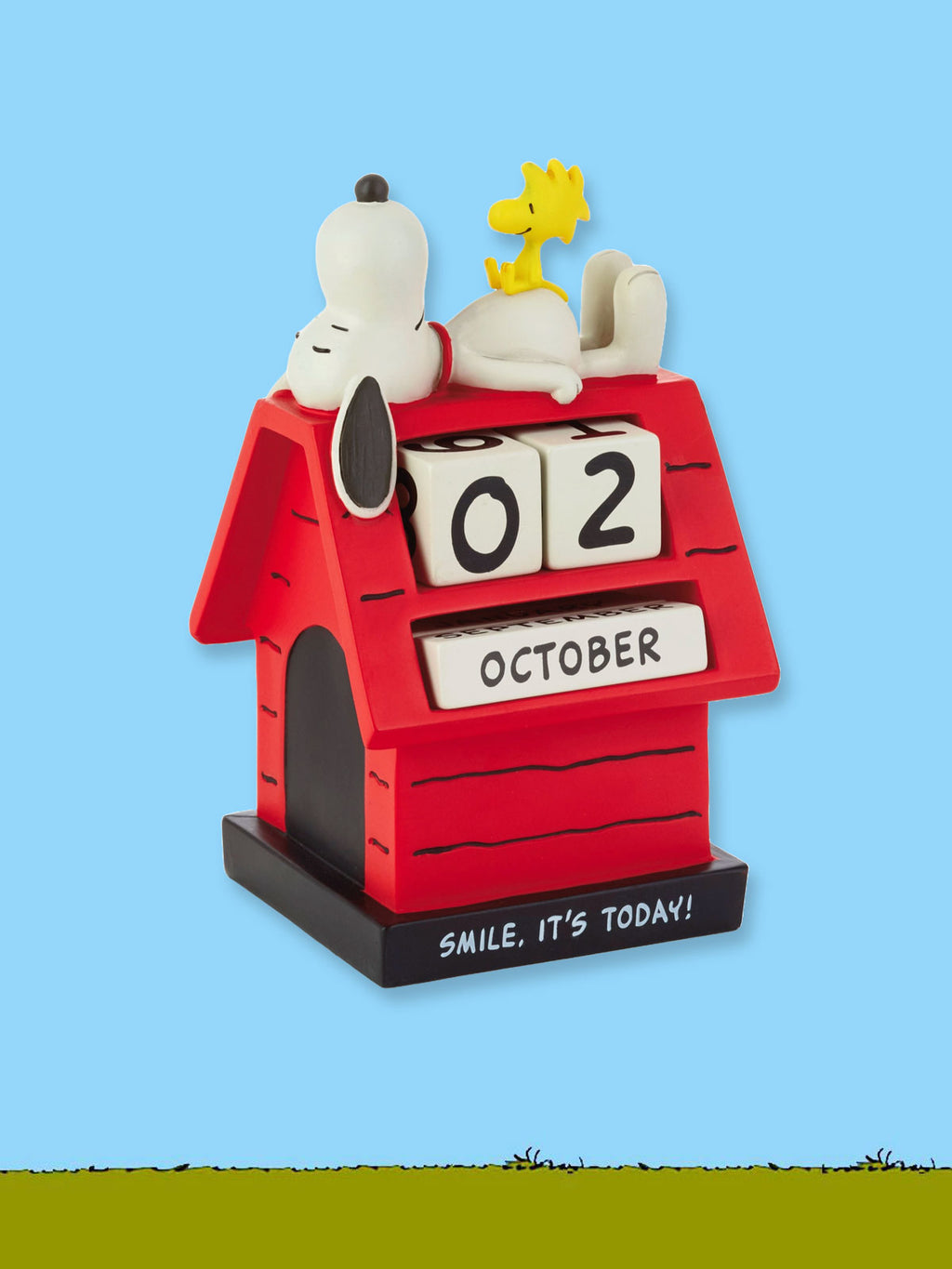 Peanuts -Snoopy Doghouse Perpetual Desktop Office Calendar