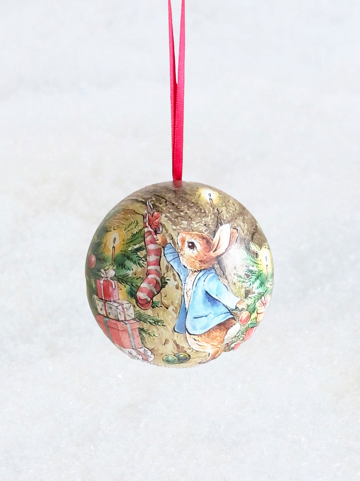 Peter Rabbit Jelly Bean filled Christmas Bauble