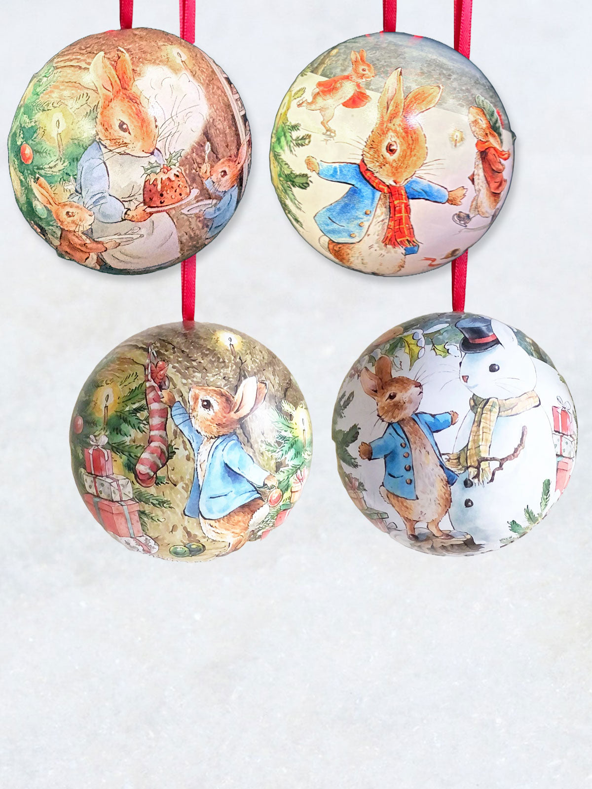 Peter Rabbit Jelly Bean filled Christmas Bauble