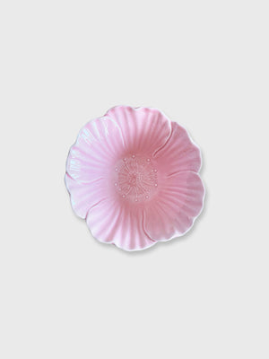 Pink Flower Petal Design Ceramic Small Bowl