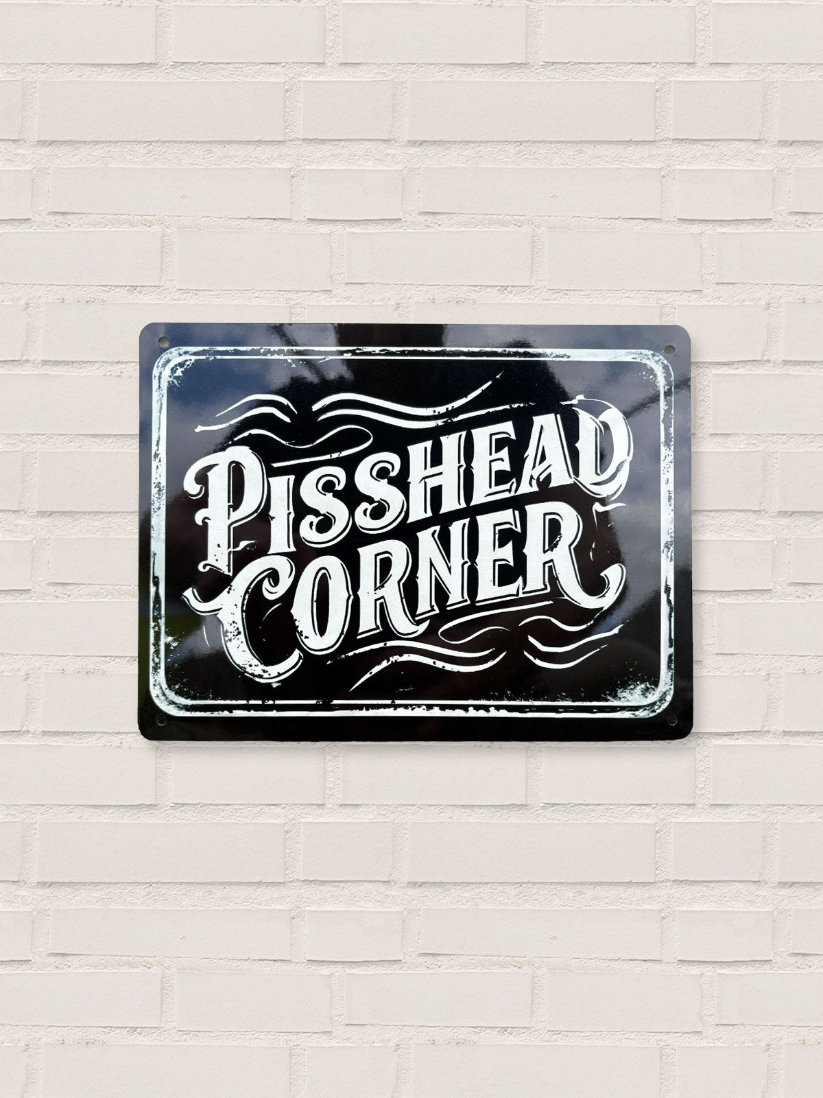 Pisshead Corner - Tin Sign