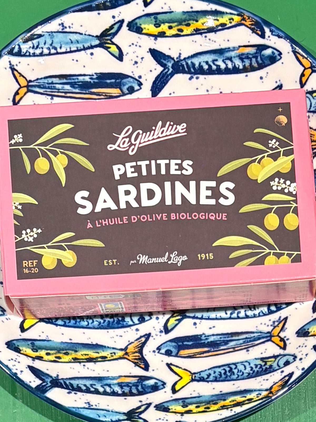 La Guildive Portuguese Sardines in Organic Olive Oil - 115g