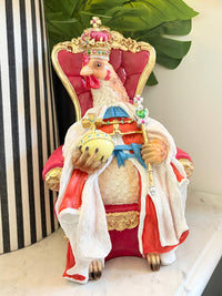 Queen of the Farmyard Chicken Statue - 31cm