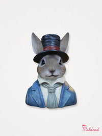 Rabbit Bust Statue - 21cm