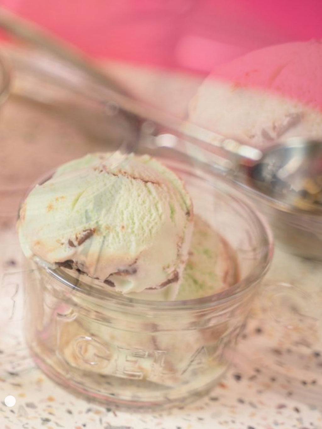 Italian Gelato / Ice Cream Glass Cups