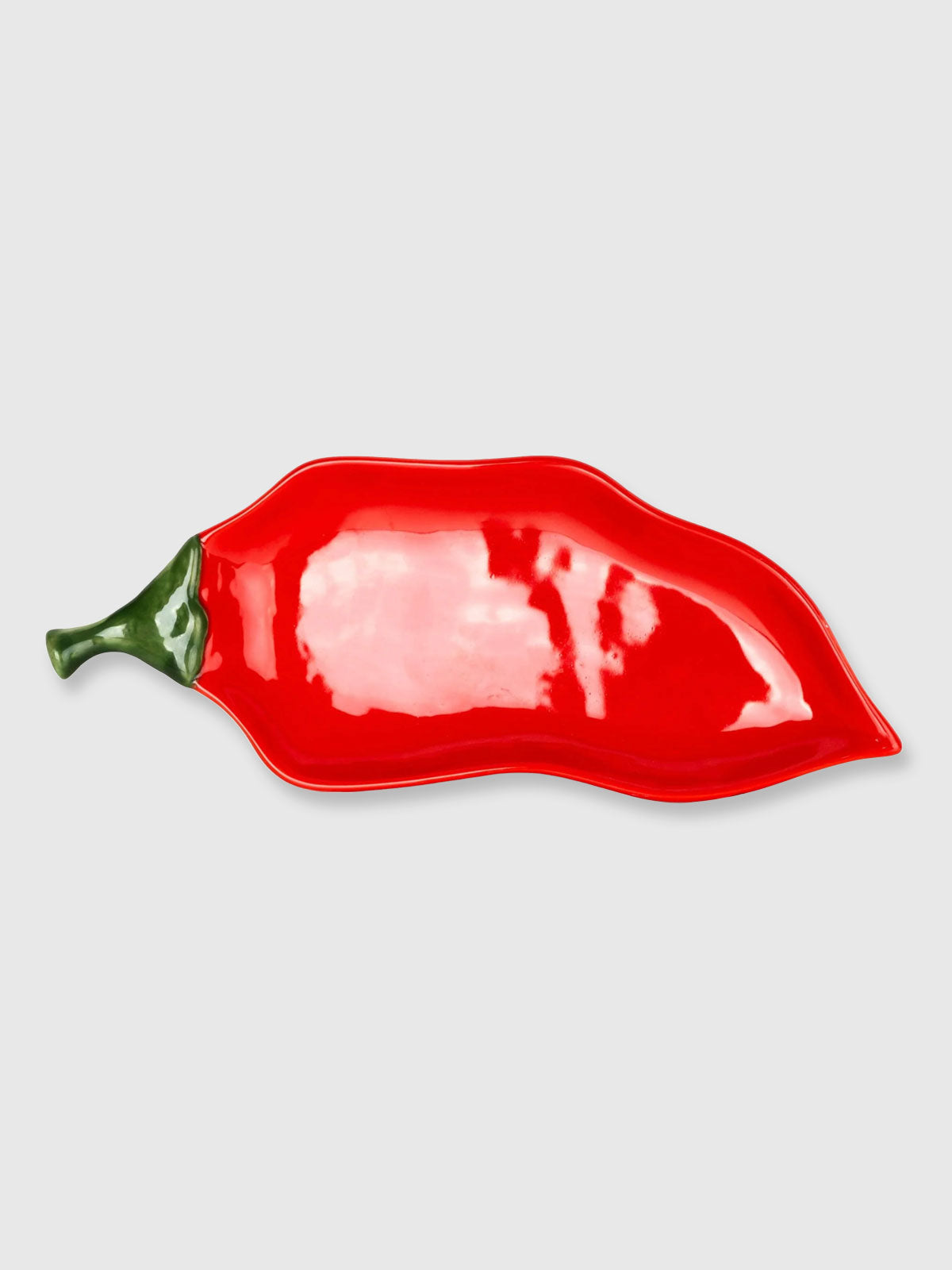 Red Chilli Shaped Serving Plate - 30cm