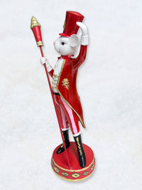 Red and White Mouse Captain Figure - 39cm