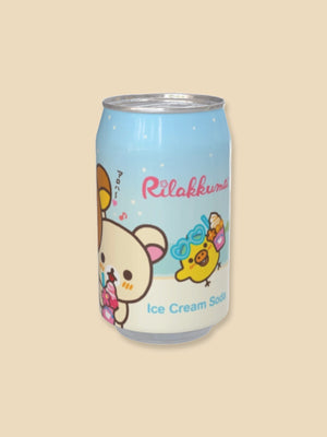 Rilakkuma Ice Cream Soda Flavour Drink Can - 330ml