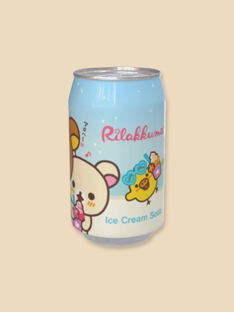 Rilakkuma Ice Cream Soda Flavour Drink Can - 330ml